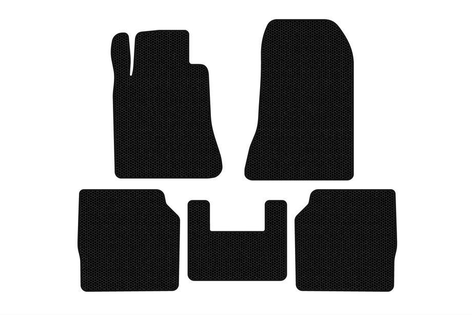 Mercedes S-class W140 1991-1998 Rubber Floor Mats Carsuit (SD, Long Wheelbase, Black) Image