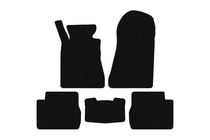 Mercedes W201 (190) 1982-1993 Rubber Floor Mats Carsuit (SD, Black) photo 1