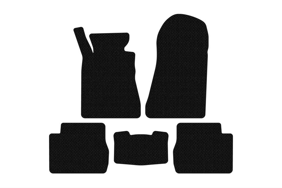 Mercedes W201 (190) 1982-1993 Rubber Floor Mats Carsuit (SD, Black) Image