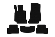 Mercedes C-class W205 2014-2021 Rubber Floor Mats Carsuit (SD, Black) photo 1