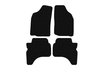 Mitsubishi L200 1996-2006 Rubber Floor Mats Carsuit (Black) photo 1
