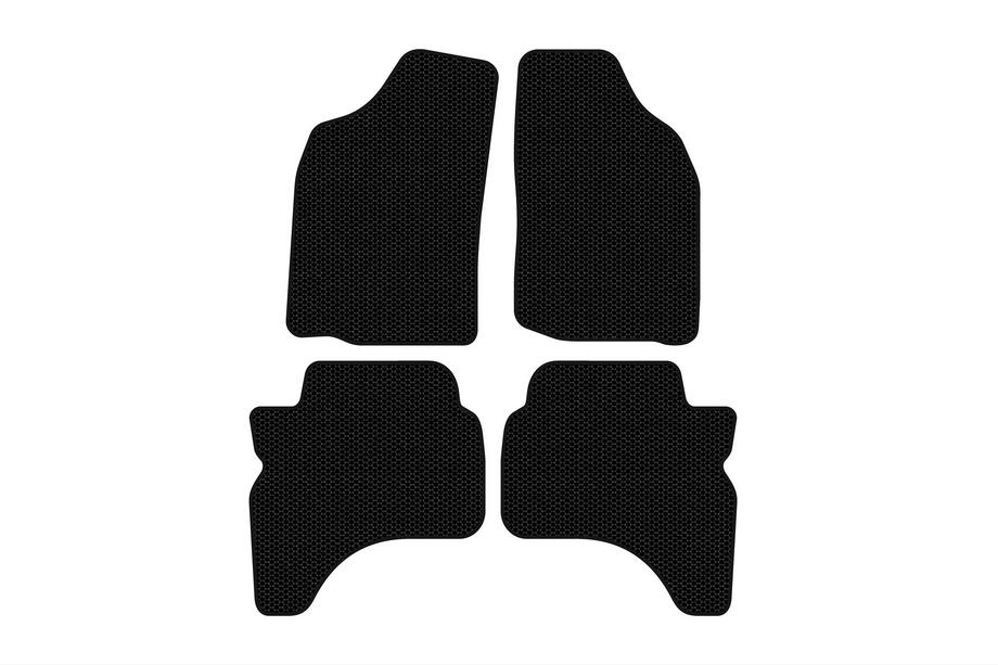 Mitsubishi L200 1996-2006 Rubber Floor Mats Carsuit (Black) Image