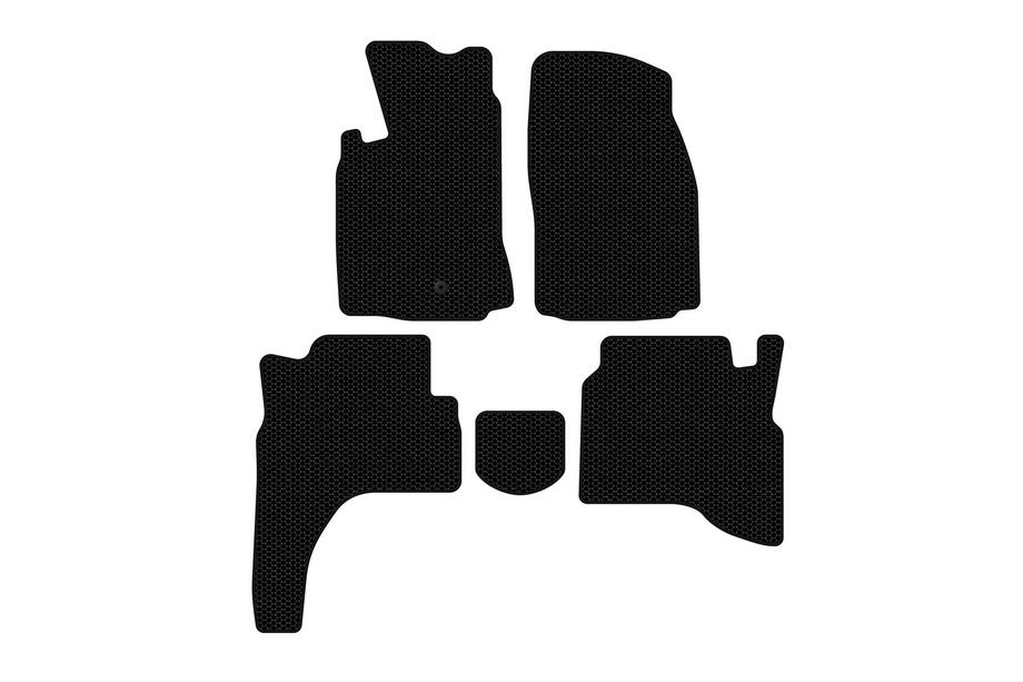 Mitsubishi Pajero Sport 1996-2007 Rubber Floor Mats Carsuit (Black) Image