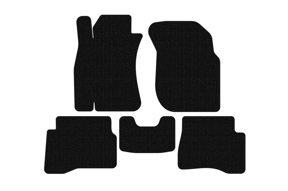 Nissan Almera N16 2000-2006 Rubber Floor Mats Carsuit (SD, Black) Image