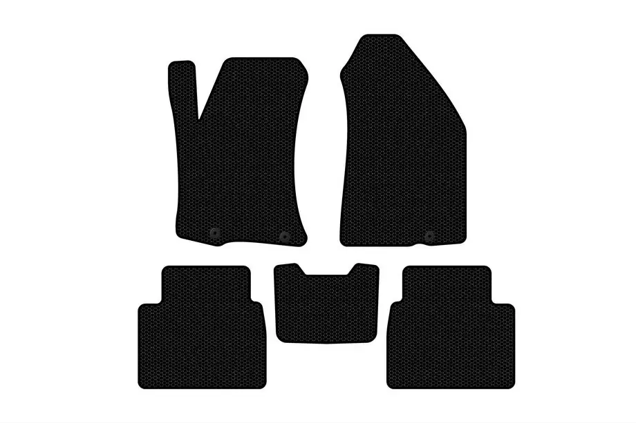 Nissan Altima 2012-2018 Rubber Floor Mats Carsuit (SD, Black) Image