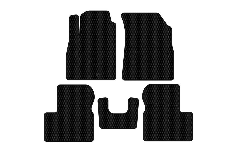 Nissan Micra K13 2011-2016 Rubber Floor Mats Carsuit (Black) Image