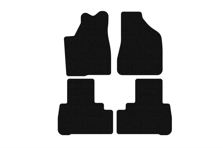 Nissan Murano 2002-2008 Rubber Floor Mats Carsuit (Black) Image