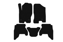 Nissan Pathfinder R51 2005-2014 Rubber floor mats Carsuit V1 (2 rows, black, 2010-2014) photo 1