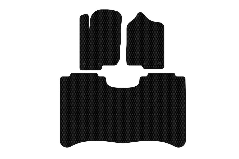 Nissan Titan 2004-2011 Rubber Floor Mats Carsuit (Black) Image