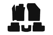 Opel Agila 2007-2015 Rubber Floor Mats Carsuit (HB, Black) photo 1