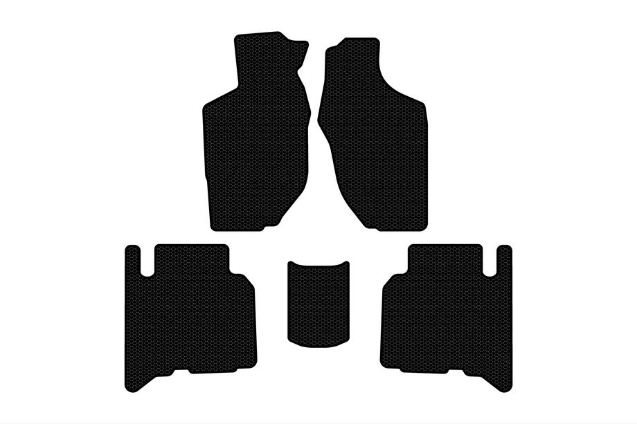 Opel Frontera 1998-2003 Rubber floor mats Carsuit (5-door, black) Image