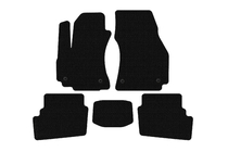 Opel Zafira A 1998-2005 Rubber floor mats Carsuit (2 rows, 2003-2005, 7-seater, black) photo 1