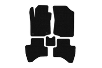 Peugeot 107 2005-2014 Rubber Floor Mats Carsuit (HB, Black) photo 1