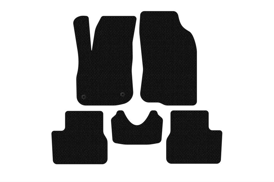 Peugeot 2008 2013-2019 Rubber Floor Mats Carsuit (Black) Image