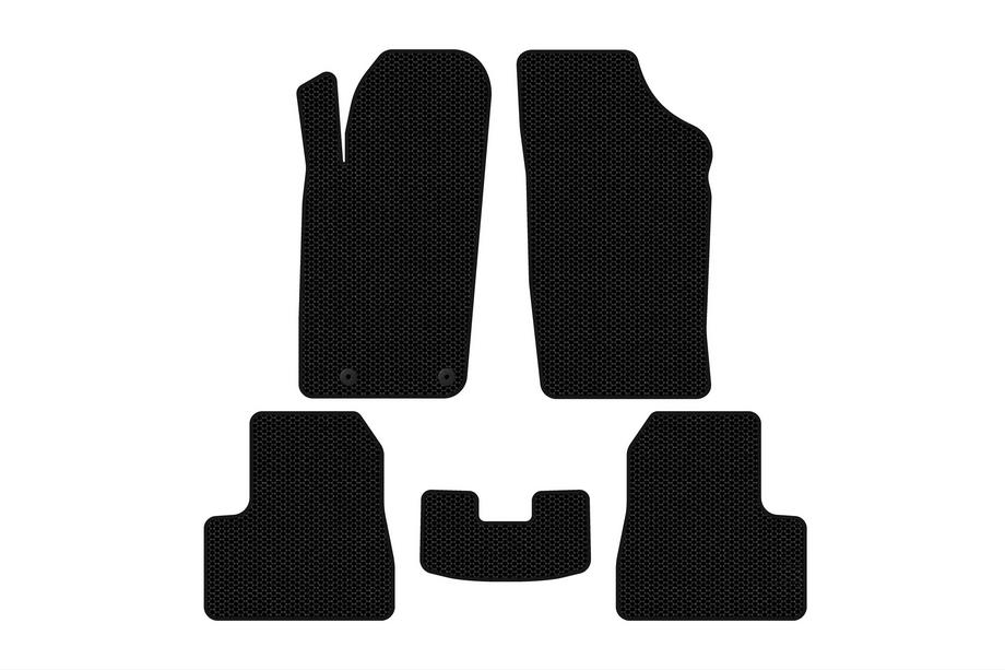 Peugeot 206 1998-2024 Rubber Floor Mats Carsuit (2009-2013, Black) Image