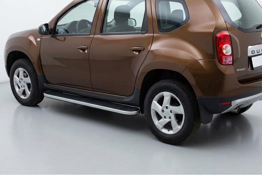 Dacia Duster 2008-2018 Side Steps Tayga (2 pcs, Aluminum) Image