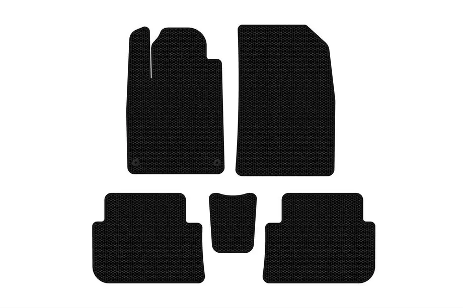 Peugeot 407 2004-2011 Rubber Floor Mats Carsuit (SD, Black) Image