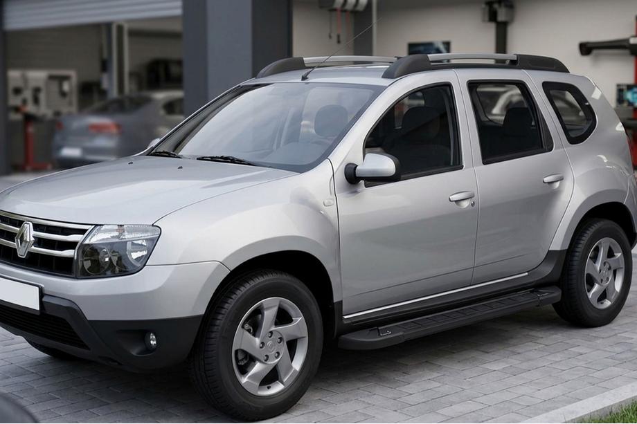 Dacia Duster 2008-2018 Side Steps RedLine Black (2 pcs, Aluminum) Image