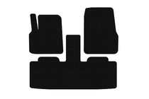 Renault Espace 2002-2014 Rubber floor mats Carsuit (2 rows, 7-seater, black) photo 1