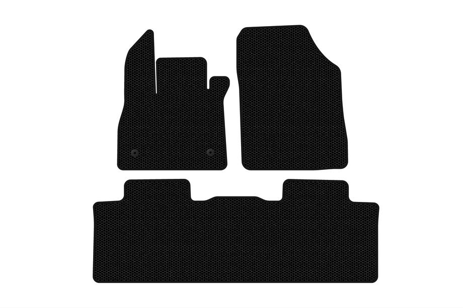 Renault Espace 2014- Rubber floor mats Carsuit (5-seater, black) Image
