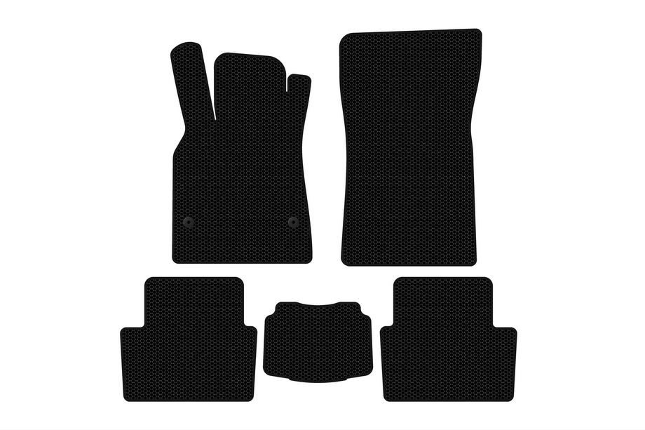 Renault Fluence 2009-2016 Rubber Floor Mats Carsuit (SD, Black) Image