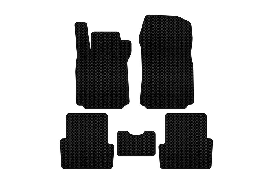 Renault Modus 2005-2012 Rubber Floor Mats Carsuit (Black) Image