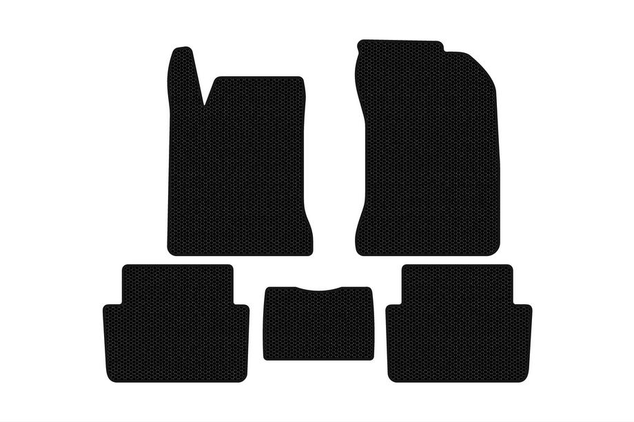 Renault Laguna 2001-2007 Rubber floor mats Carsuit (SW, black) Image