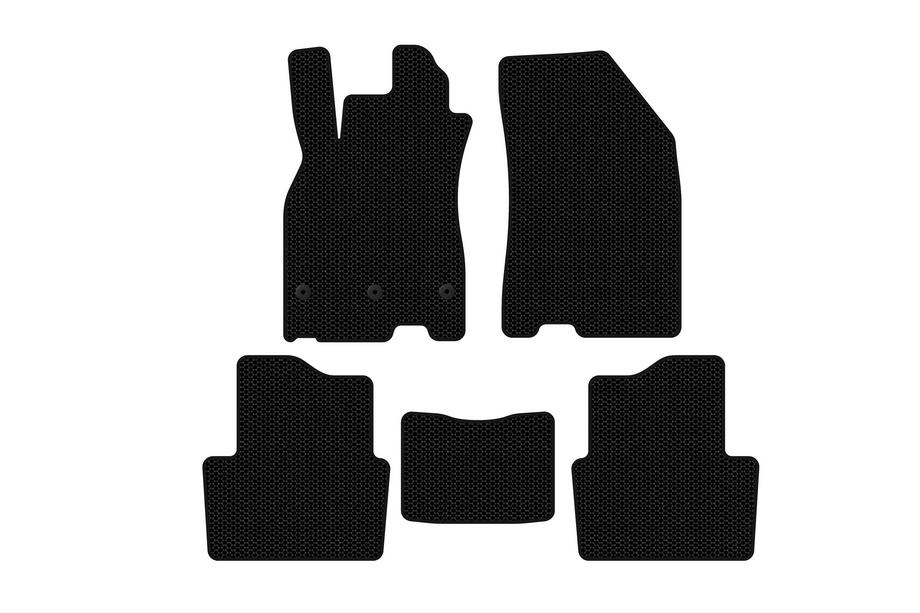 Renault Megane III 2009-2016 Rubber Floor Mats Carsuit (SD, Black) Image