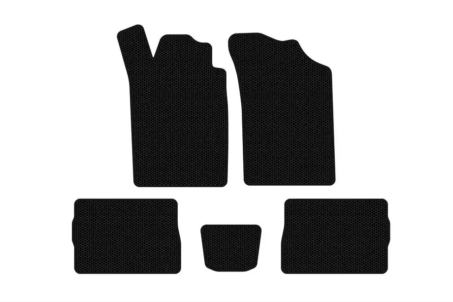 Renault Symbol 1999-2008 Rubber Floor Mats Carsuit (SD, Black) Image