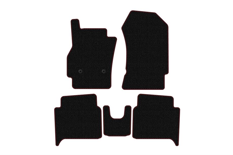 Renault Zoe 2012-2019 Rubber Floor Mats Carsuit (HB, Black) Image