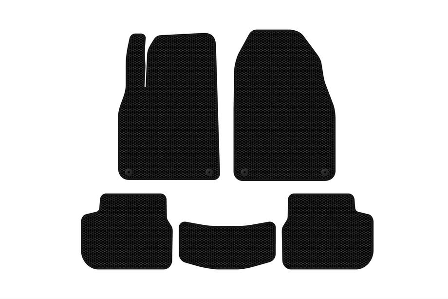 Saab 9-3 2002-2014 Rubber Floor Mats Carsuit (Black) Image