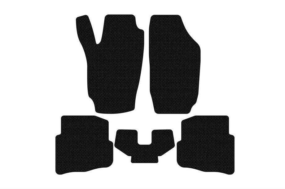 Seat Ibiza 2002-2009 Rubber Floor Mats Carsuit (Black) Image