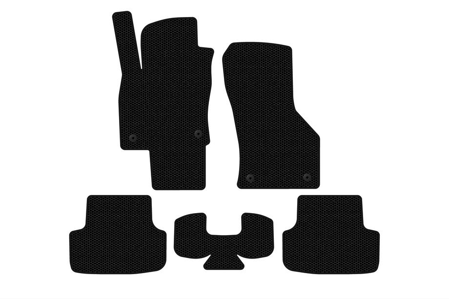 Seat Leon 2013-2020 Rubber Floor Mats Carsuit (Black) Image