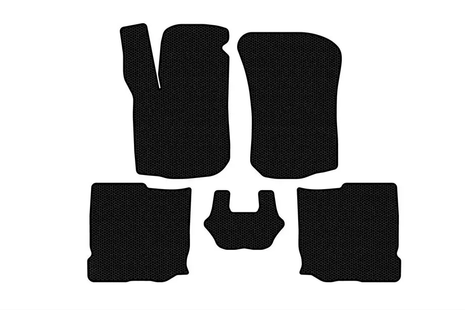 Seat Leon 1999-2005 Rubber floor mats Carsuit (HB, 5-door, black) Image