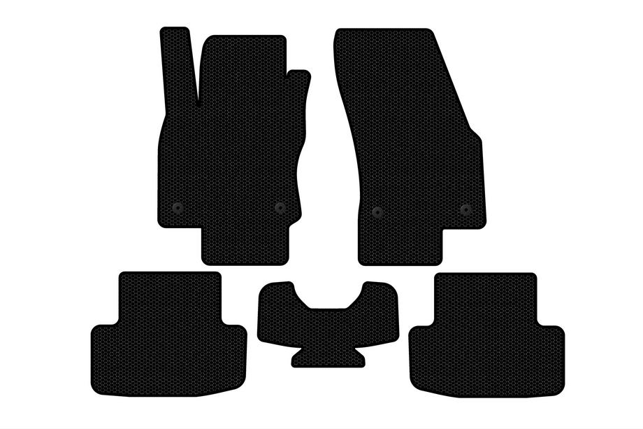 Skoda Karoq 2018- Rubber Floor Mats Carsuit (Black) Image