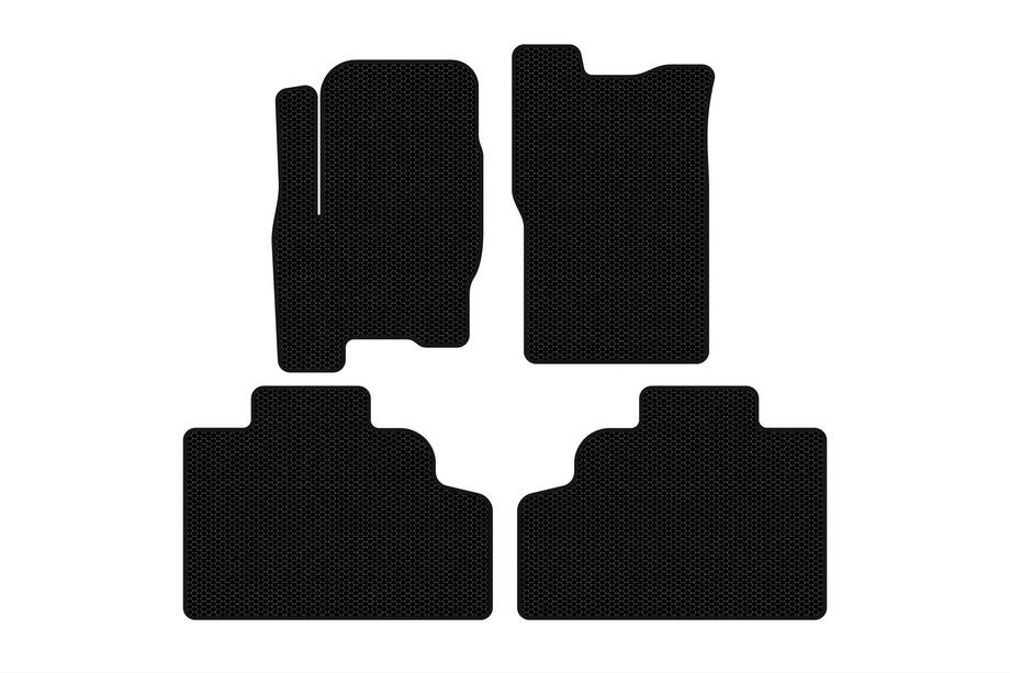 SsangYong Korando 1997-2006 Rubber Floor Mats Carsuit (Black) Image