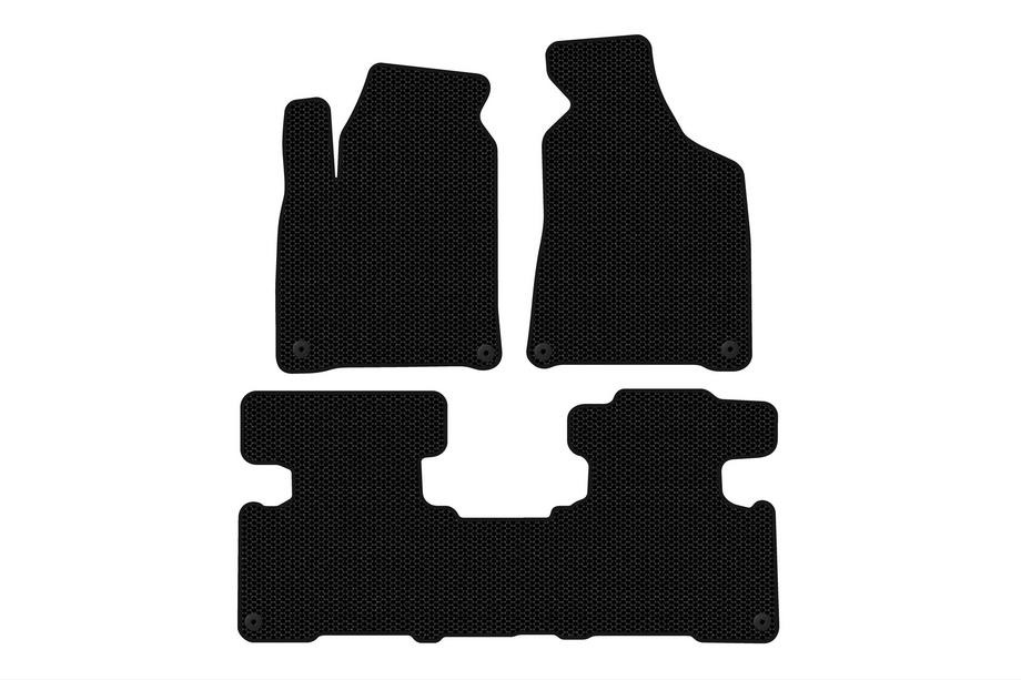 SsangYong Korando 2010-2019 Rubber Floor Mats Carsuit (2010-2016, Black) Image
