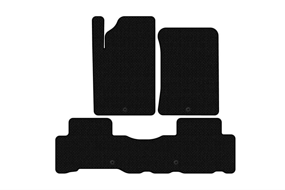 SsangYong Rexton II 2017- Rubber Floor Mats Carsuit (Black) Image