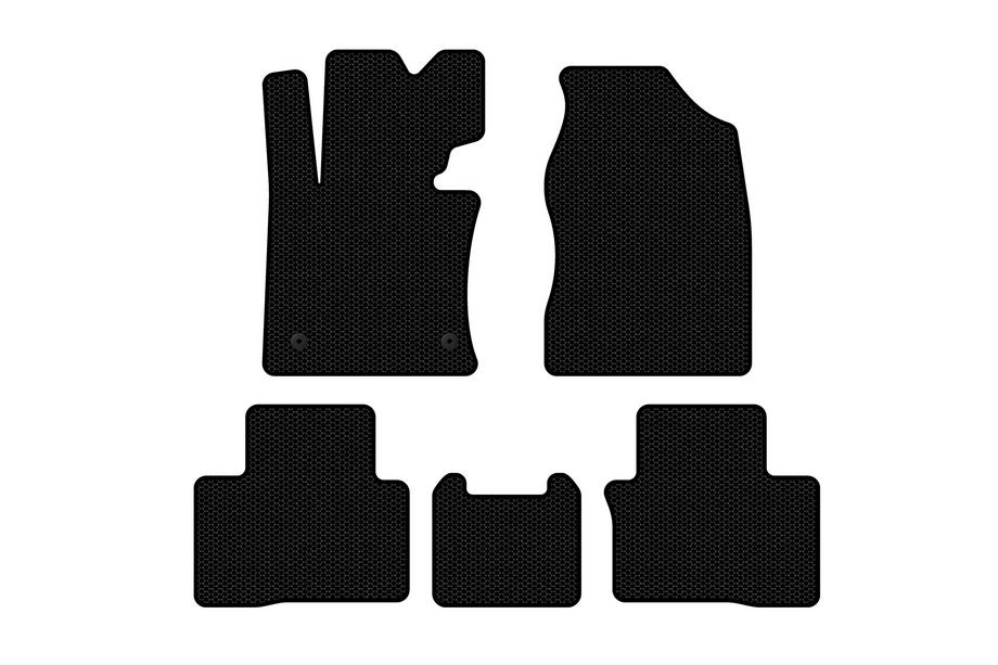 SsangYong Tivoli 2015- Rubber Floor Mats Carsuit (Black) Image