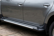 Renault Duster 2008–2017 Side Steps Line (2 pcs, Aluminum) photo 1