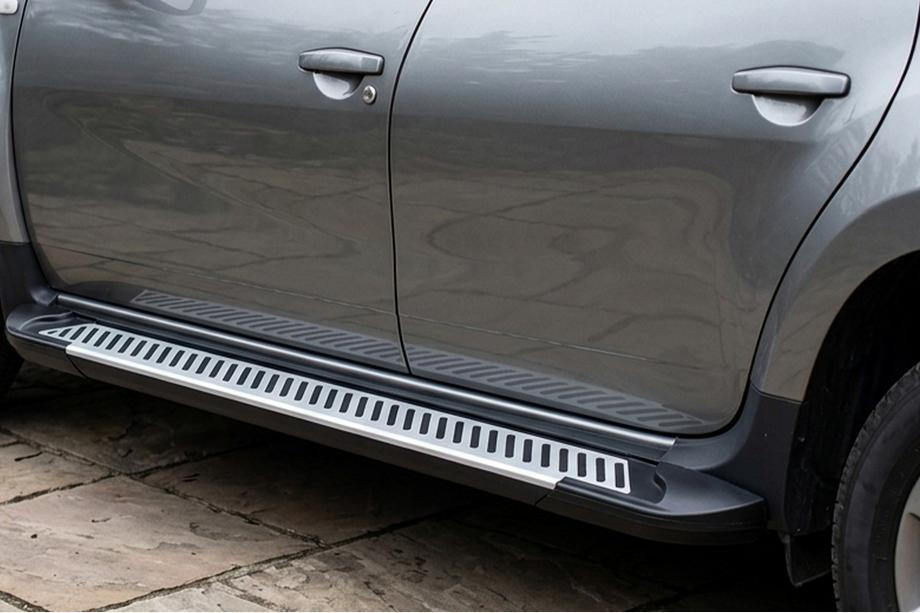Renault Duster 2008–2017 Side Steps Line (2 pcs, Aluminum) Image