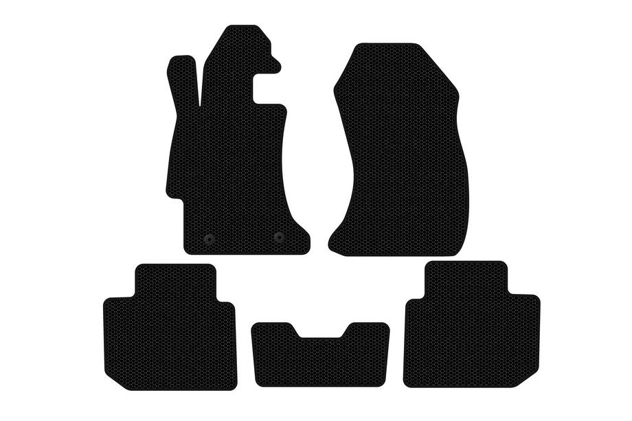 Subaru Impreza 2011-2016 Rubber Floor Mats Carsuit (SD, Black) Image