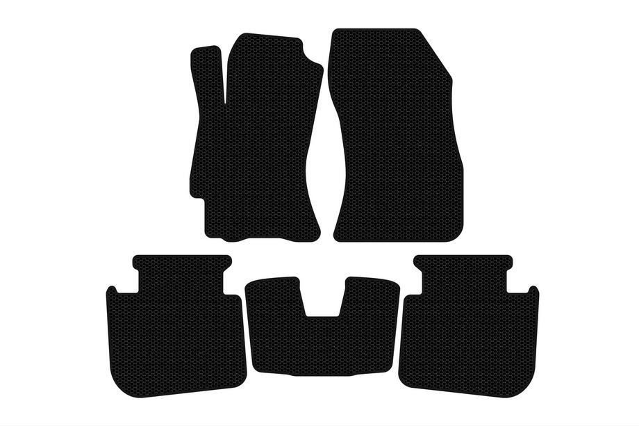 Subaru Legacy 2009-2014 Rubber floor mats Carsuit (2009-2013, SD, black) Image
