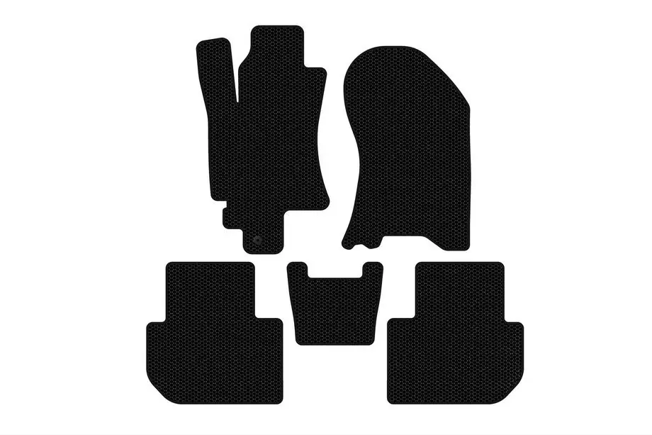 Subaru Tribeca 2005-2014 Rubber Floor Mats Carsuit (Black) Image