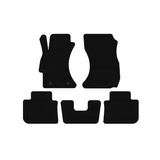 Rubber Floor Mats Carsuit (SD, Black)