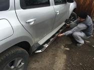 Renault Duster 2008–2017 Side Steps Vison (2 pcs, Aluminum & Stainless Steel) photo 3