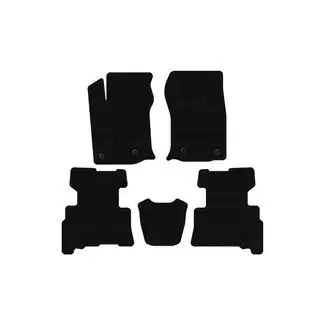 Rubber floor mats Carsuit (2 rows, 2014-2024, 7-seater, black) photo 1