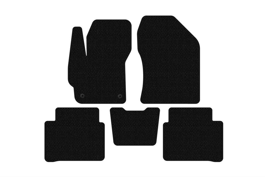 Toyota Corolla 2019- Rubber Floor Mats Carsuit (SD, Black) Image