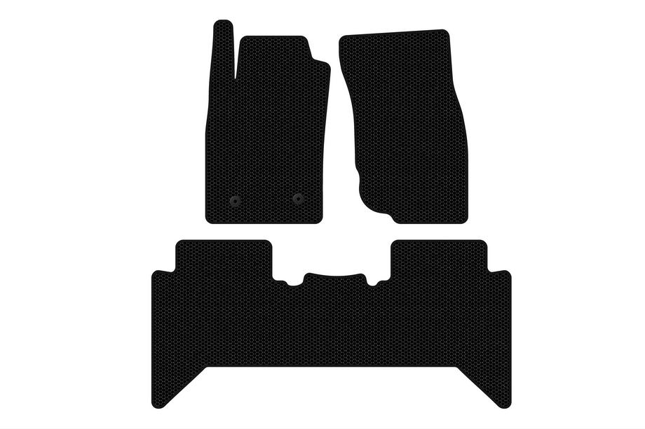 Toyota Hilux 2006-2015 Rubber Floor Mats Carsuit V2 (Black) Image