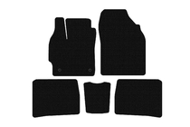 Toyota Prius 2009-2015 Rubber floor mats Carsuit (LB, black) photo 1